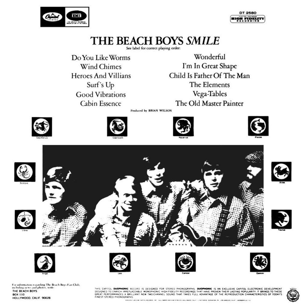 SMiLE by The Beach Boys (Capitol, 1967).