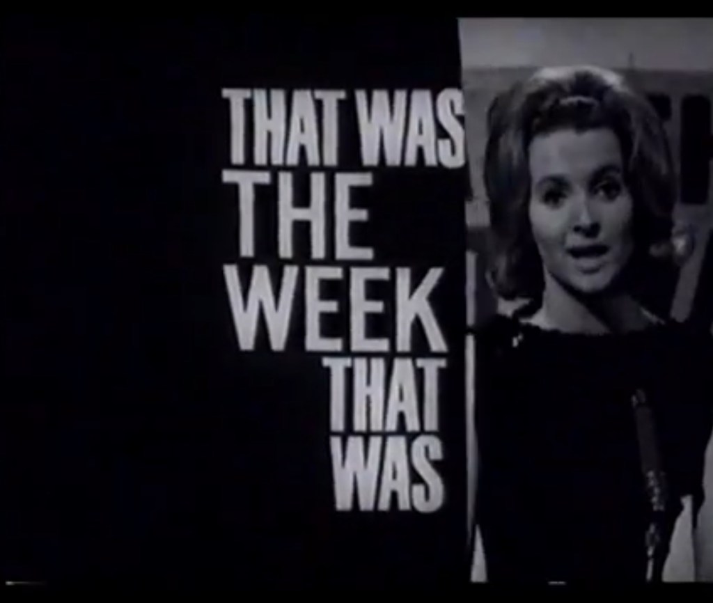 Millicent Martin in That Was The Week That Was (BBC, 1962-3).
