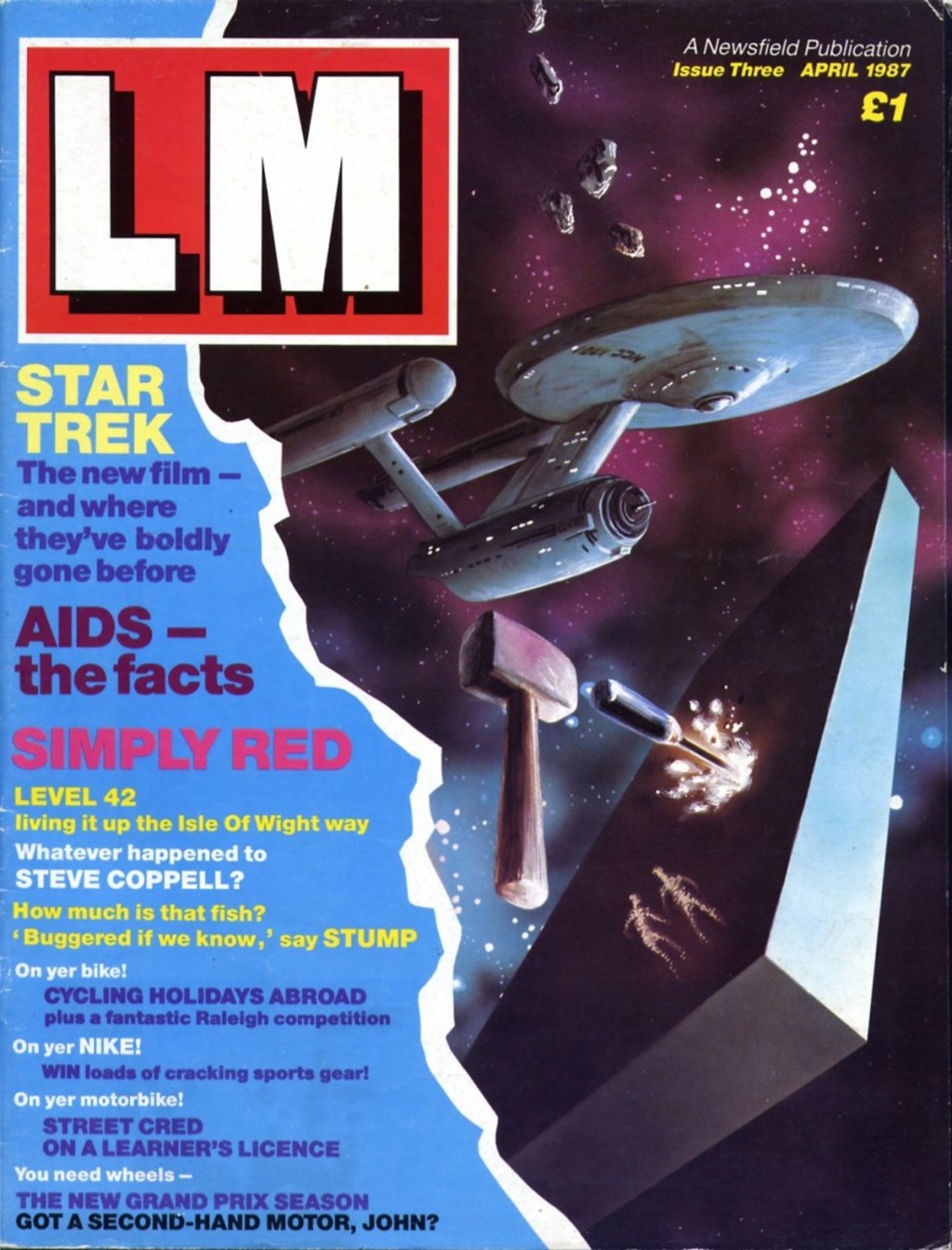 LM Issue 3 (Newsfield, 1987) - listen to Stephen O'Brien and Tim Worthington talking about it in Looks Unfamiliar.