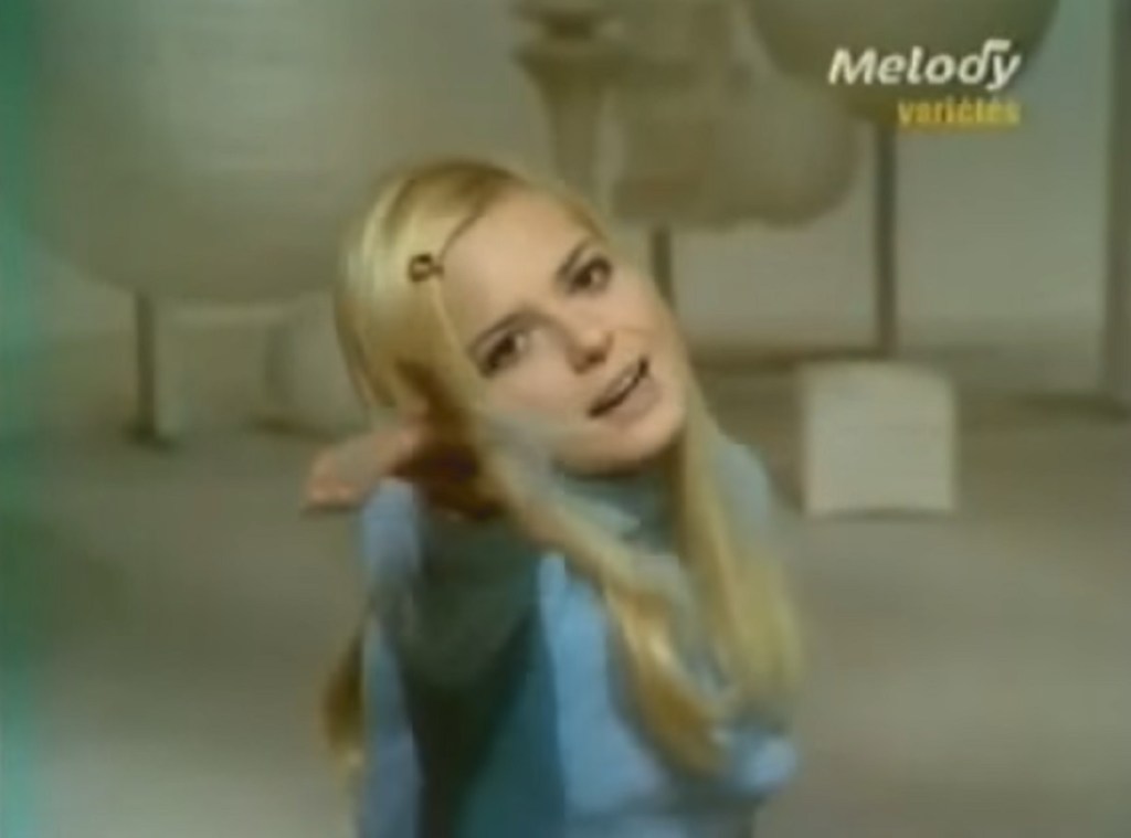 France Gall in the Toi Que Je Veux promo film (1968).