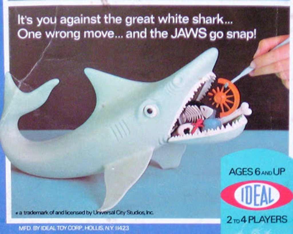 The Jaws Game (Ideal, 1975) - listen to Tim Worthington and Lisa Parker and Andrew Trowbridge talking about it in Looks Unfamiliar.
