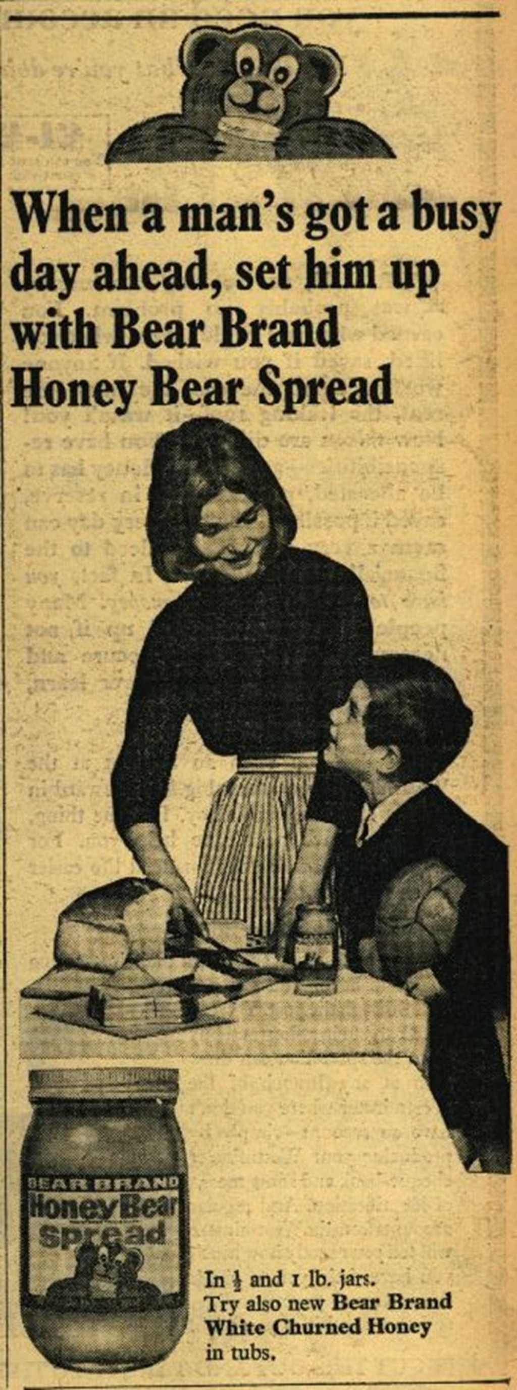 Honey Bear Spread - listen to Jacqueline Rayner and Tim Worthington talking about it in Looks Unfamiliar.