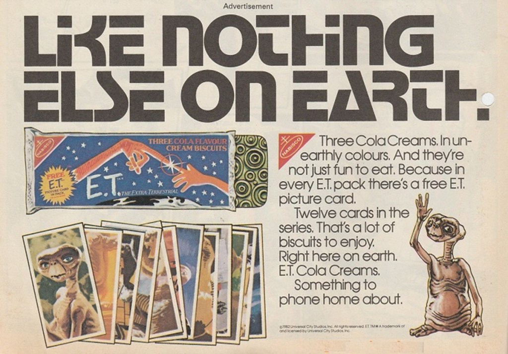 E.T. Cola Creams - listen to John Rain and Tim Worthington talking about them in Looks Unfamiliar.