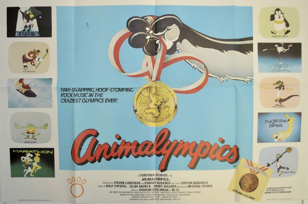 Animalympics (1980) - listen to Jeff Lewis and Vikki Gregorich talking to Tim Worthington about it in Looks Unfamiliar.