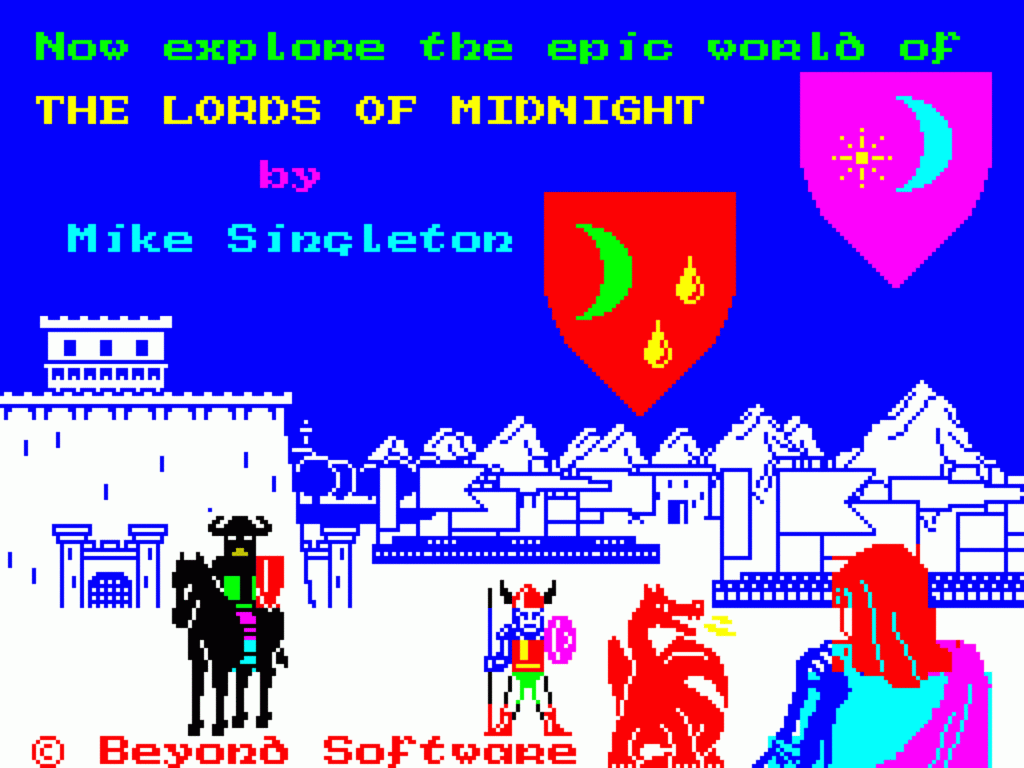 The Lords Of Midnight (Beyond Software, 1984) - listen to Emma Burnell and Tim Worthington talking about it in Looks Unfamiliar.
