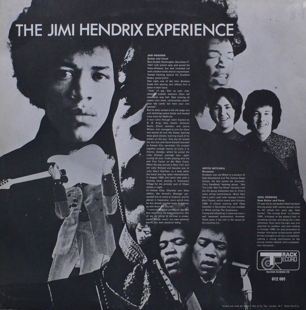 Are You Experienced? by The Jimi Hendrix Experience (Track, 1967).