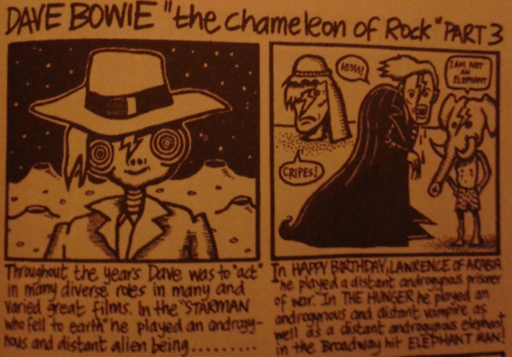 David Bowie's film career, as seen by the NME's Great Pop Things.