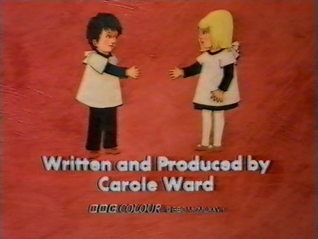 Carole Ward's credit from the end titles of How Do You Do! (BBC1, 1977).
