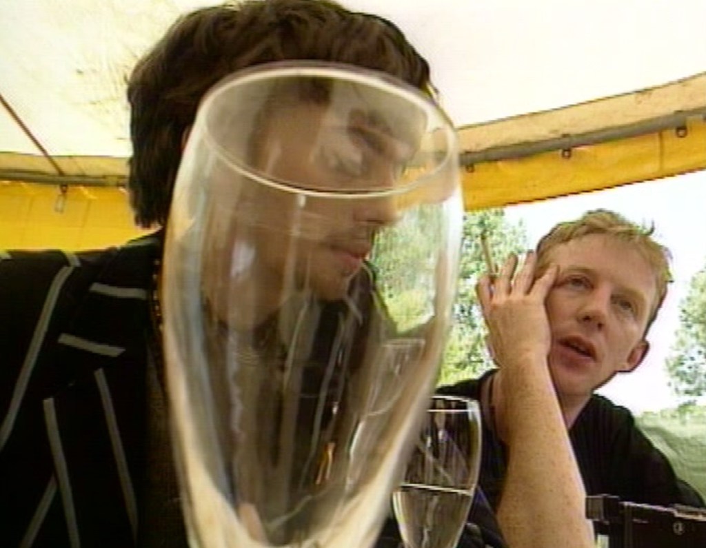 Graham Coxon and Dave Rowntree from Blur in Starshaped (1993).