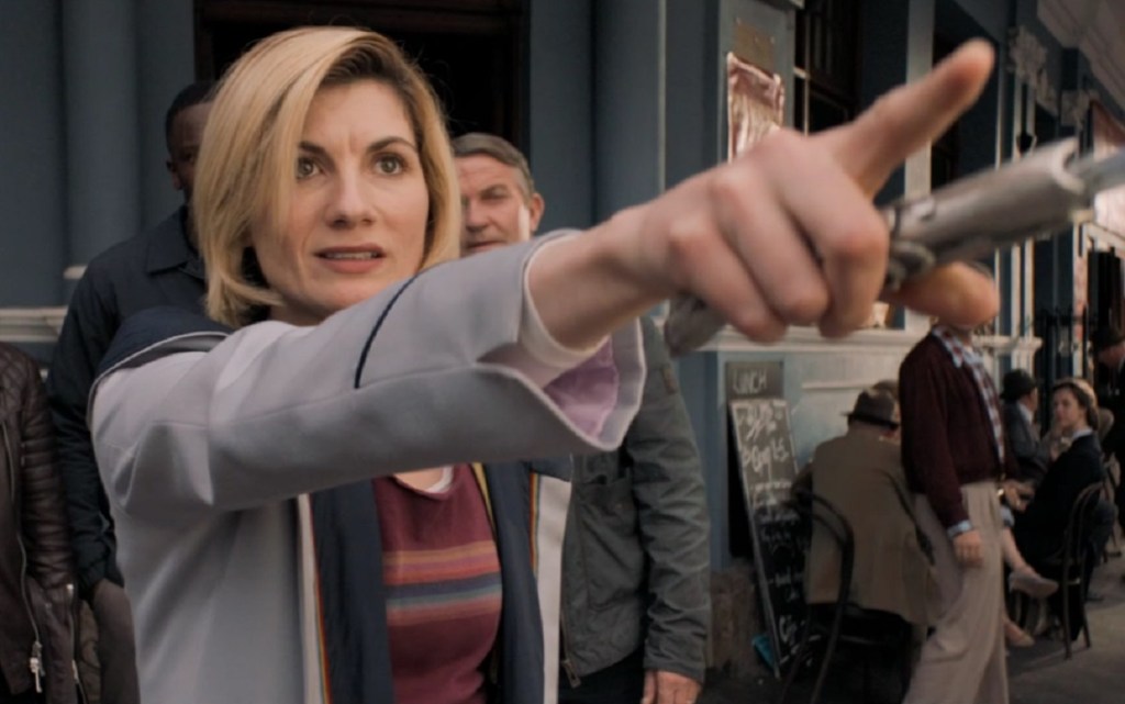 Jodie Whittaker in Doctor Who: Rosa (BBC1, 2018).
