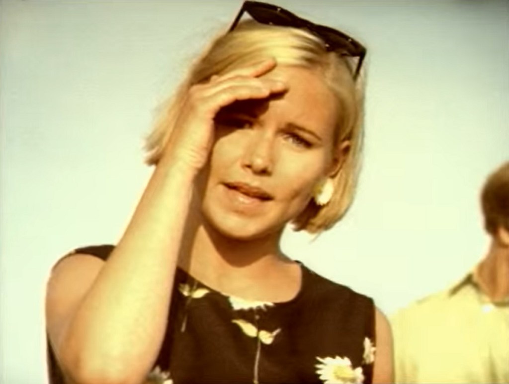 The Cardigans in the video for Sick And Tired.