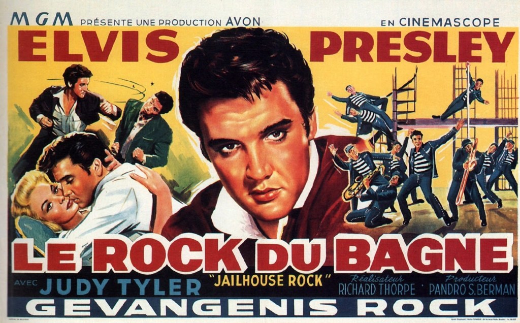 French poster for Jailhouse Rock (1957).
