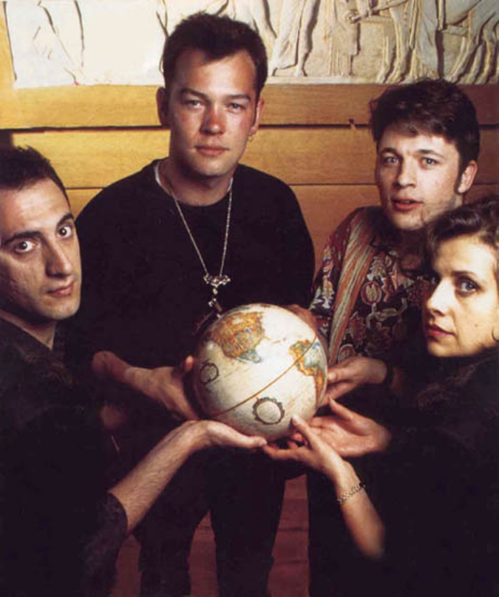 Armando Iannucci, Stewart Lee, Richard Herring and Rebecca Front in Lionel Nimrod's Inexplicable World (BBC Radio 4, 1992-93).