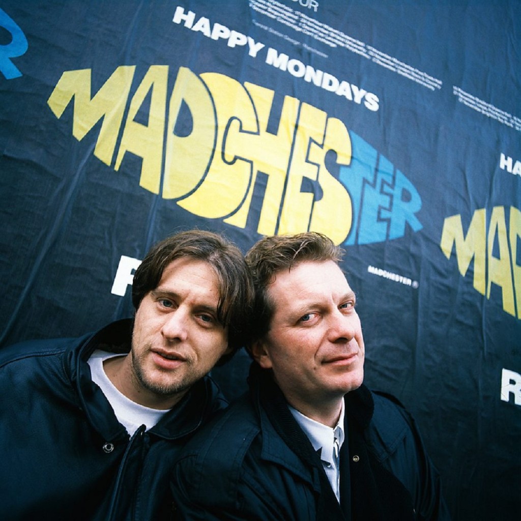 Tony Wilson and Shaun Ryder.