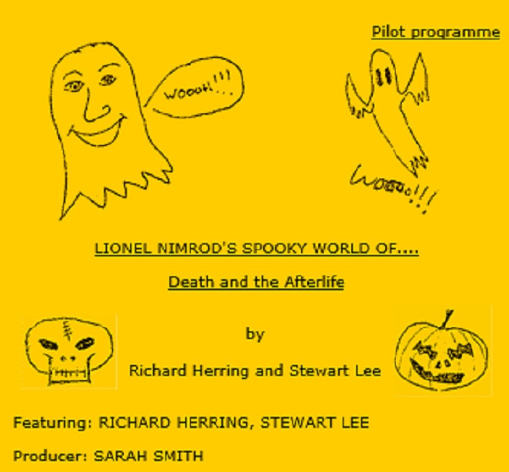 Pilot script front page for Lionel Nimrod's Inexplicable World BBC Radio 4, 1992-93).