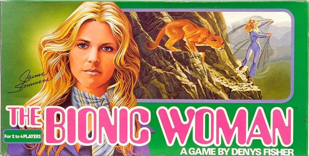 The Bionic Woman board game by Denys Fisher.