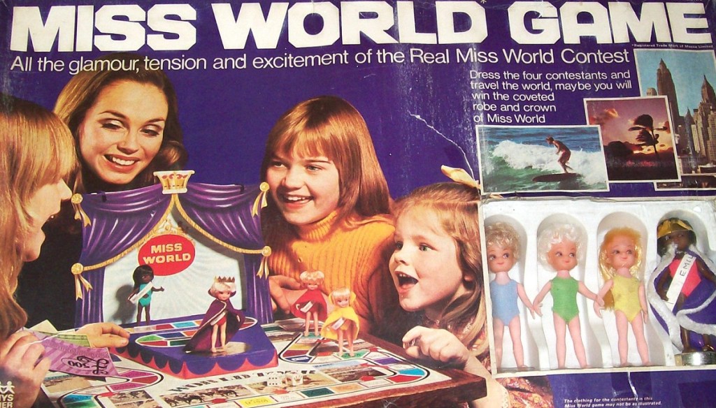 Miss World Game board game by Denys Fisher.