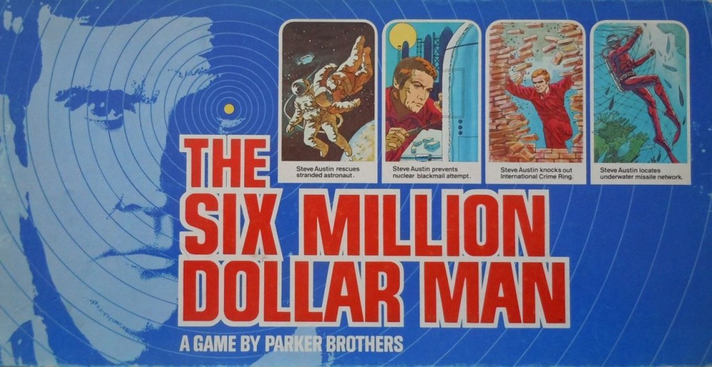 The Six Million Dollar Man board game by Denys Fisher.