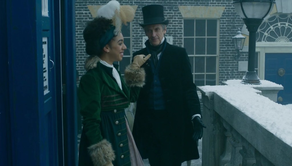 Peter Capaldi and Pearl Mackie in Doctor Who - Thin Ice (BBC1, 2017).