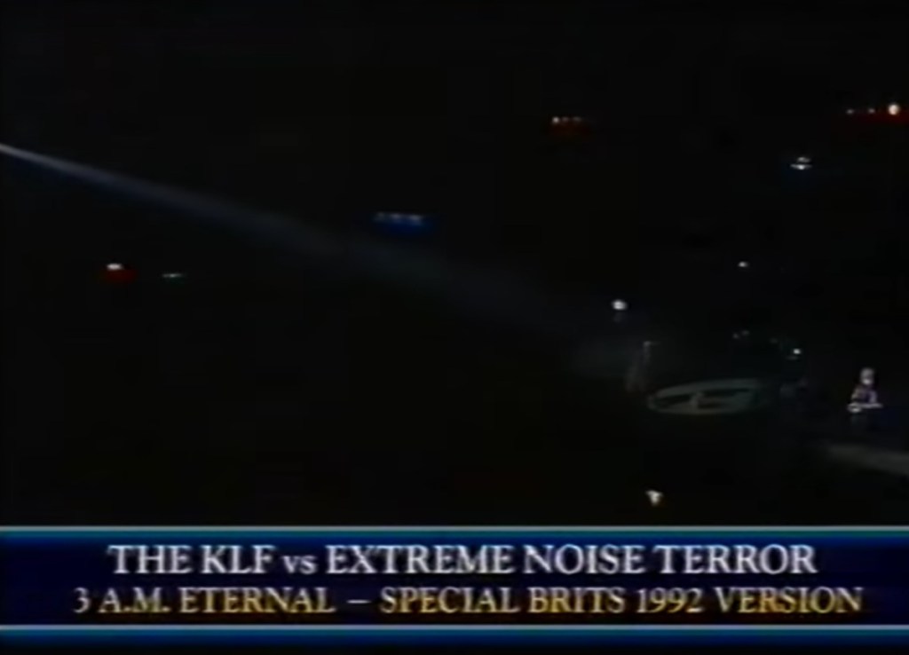 The KLF vs Extreme Noise Terror at the Brit Awards (1992).