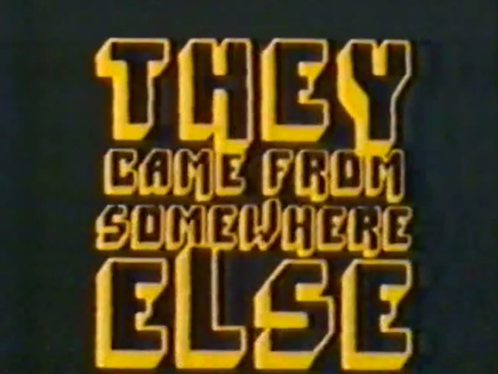 They Came From Somewhere Else (Channel 4, 1984) - listen to Jim Sangster and Tim Worthington talking about it in Looks Unfamiliar.