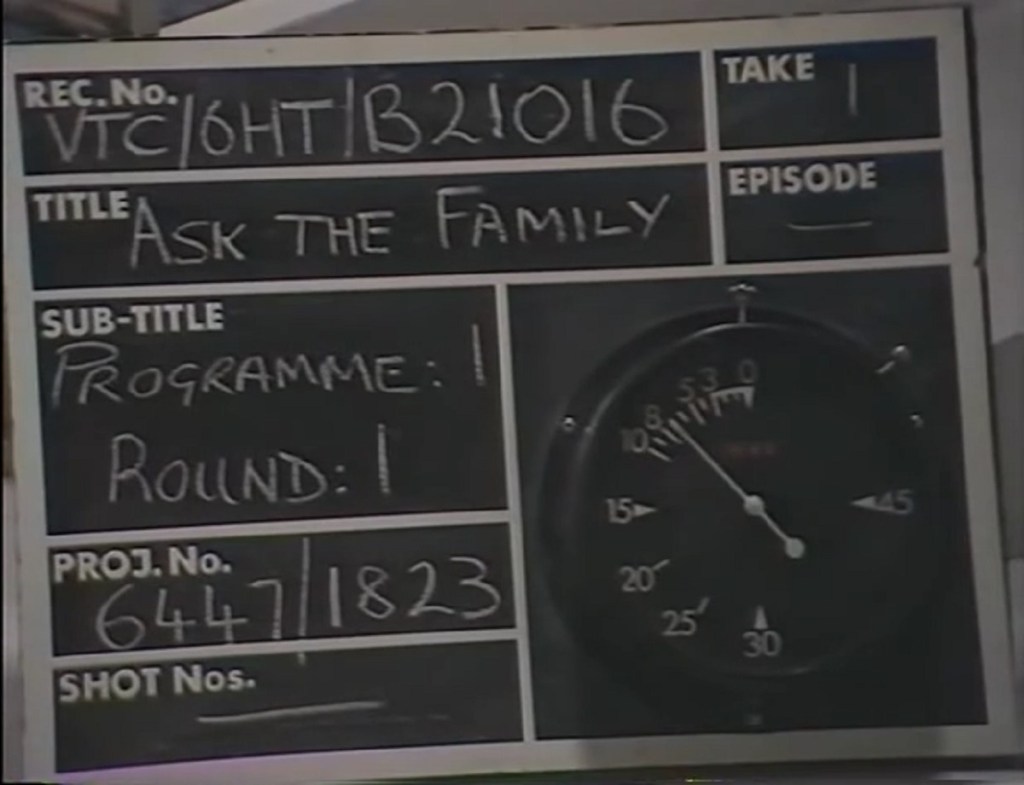 Ask The Family (BBC1, 1967-84).