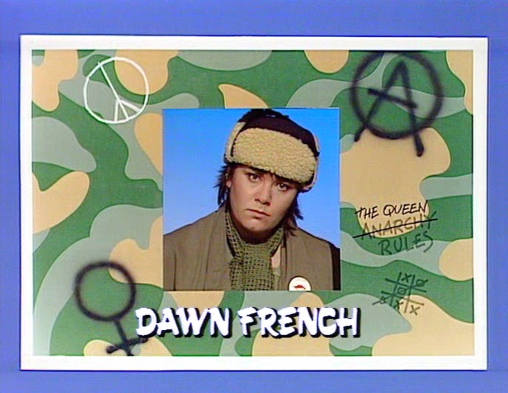 Dawn French in Girls On Top (ITV/Central, 1985-86).