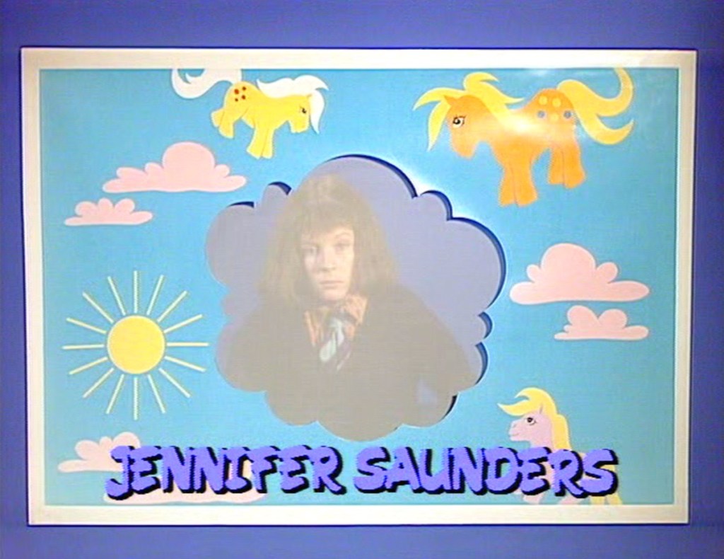 Jennifer Saunders in Girls On Top (ITV/Central, 1985-86).