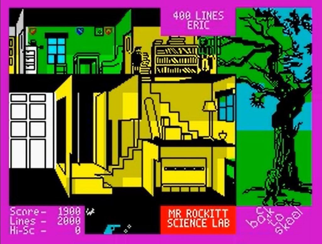 Back To Skool on the ZX Spectrum (Microsphere, 1986).