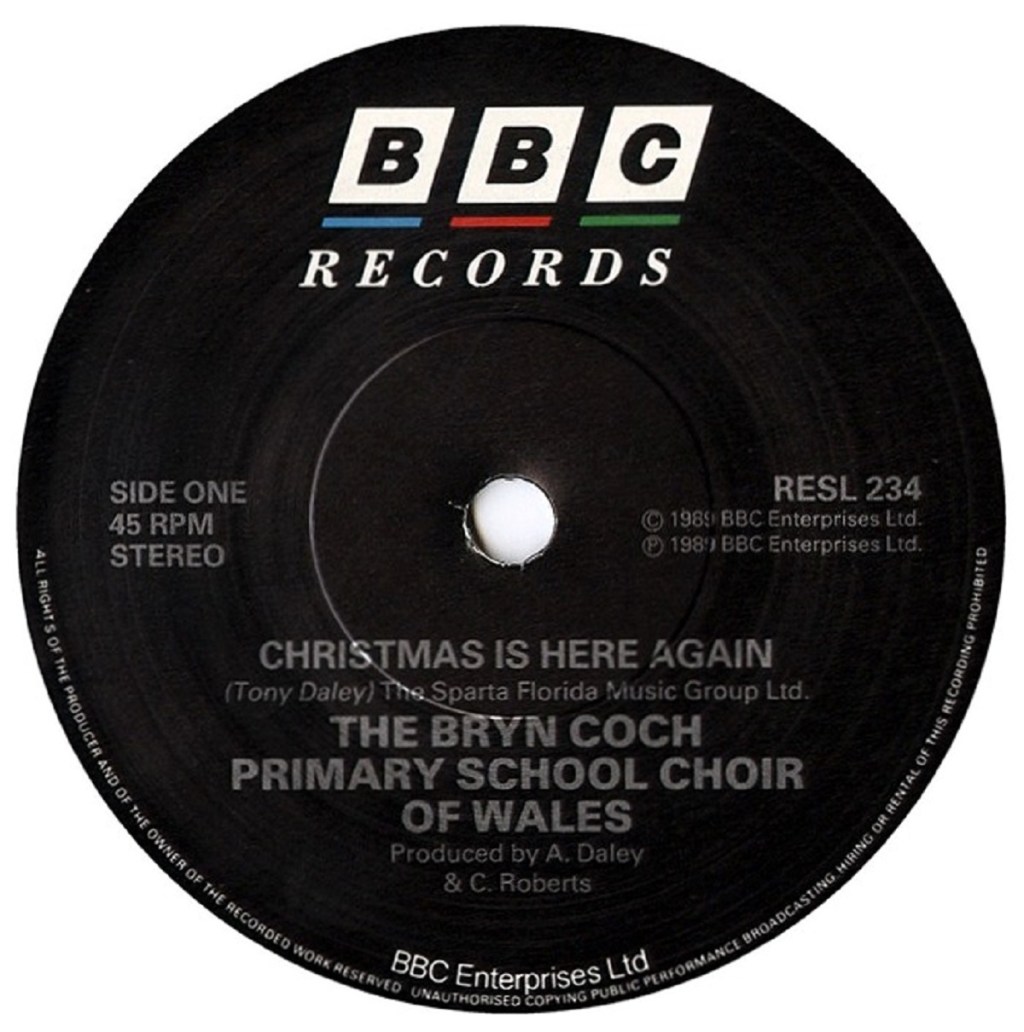 The Ballad Of Sandra Claus by Bryan Joan Elliott And The Elf Service (BBC Records And Tapes RESL179, 1985).