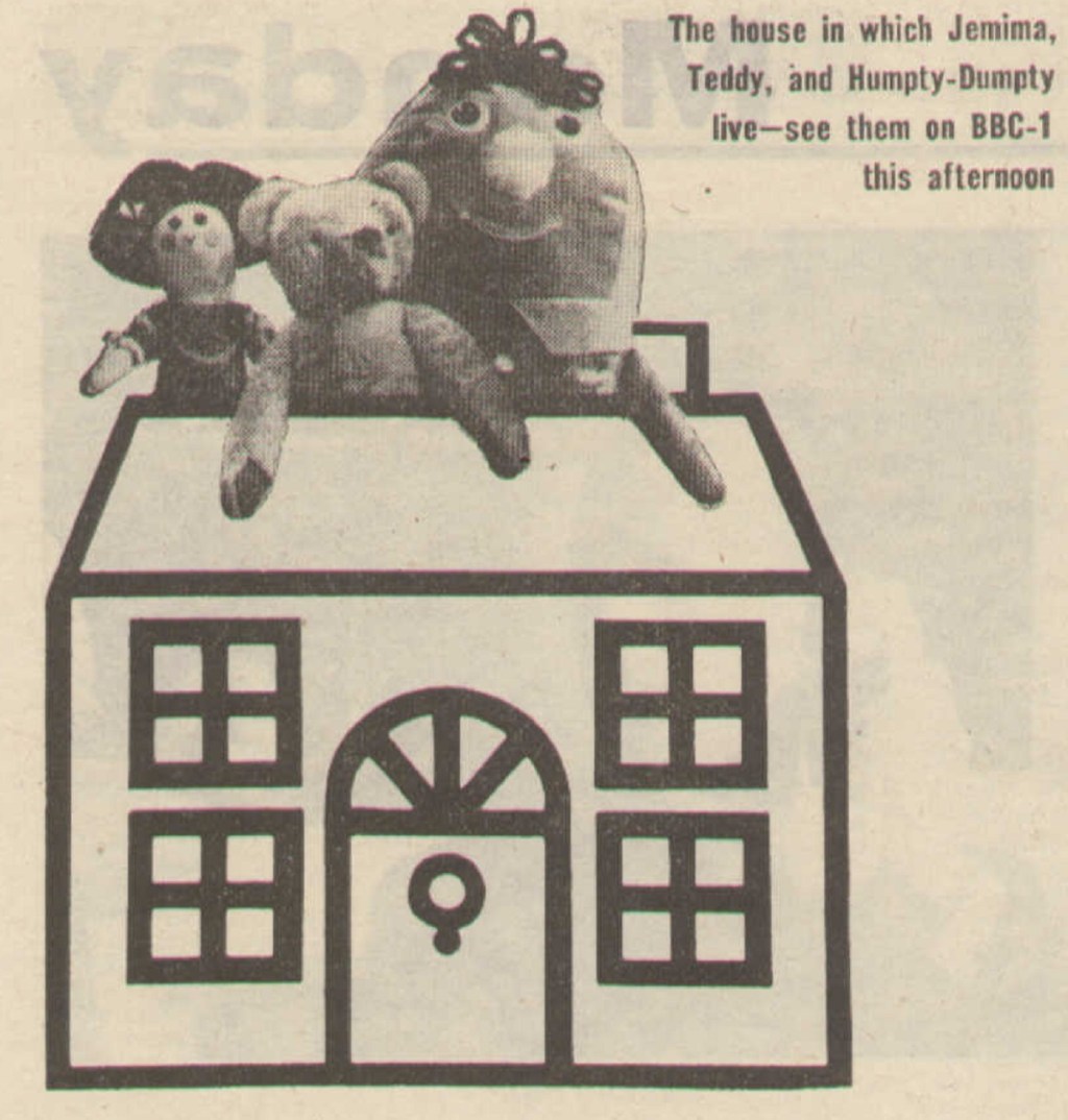 Radio Times promotion for Play School, 1965.