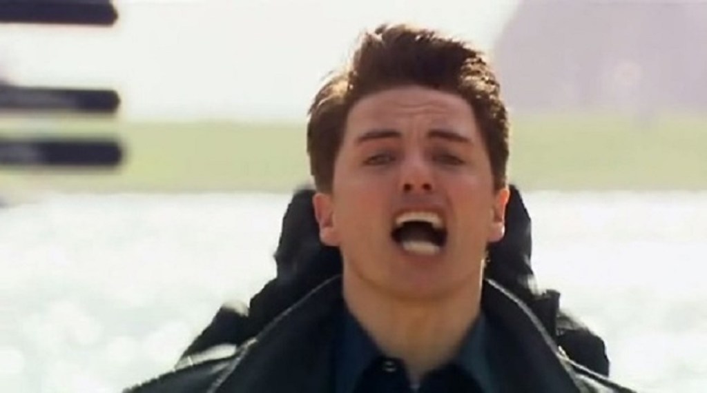 John Barrowman as Captain Jack Harkness in Doctor Who: Utopia (BBC1, 2007).