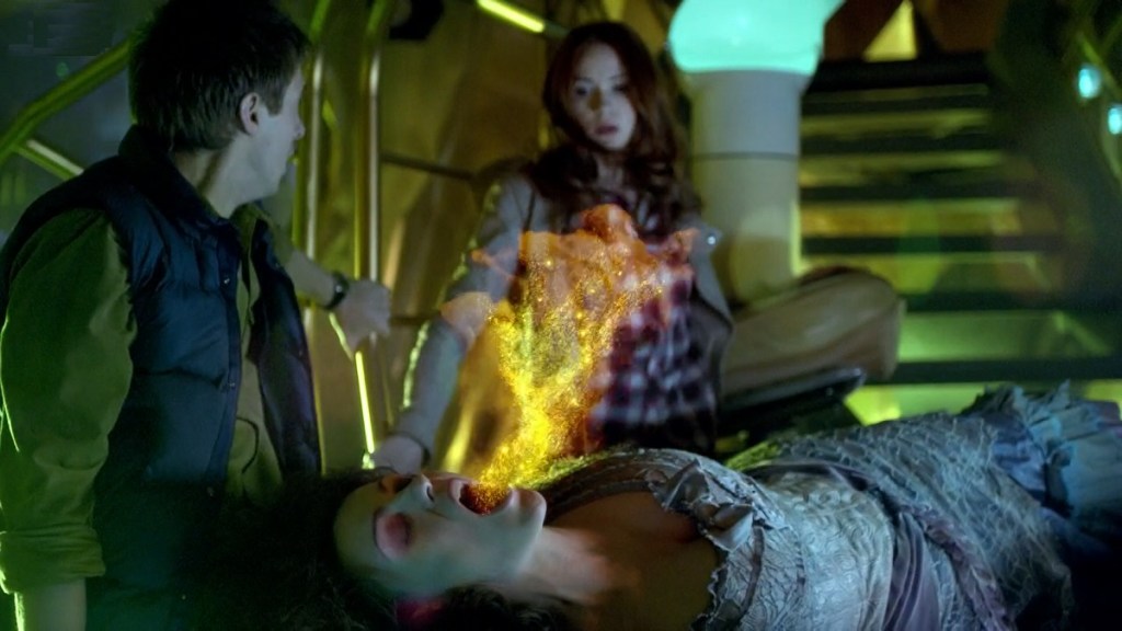 Arthur Darvill, Karen Gillan and Suranne Jones in Doctor Who - The Doctor's Wife (BBC1, 2011).