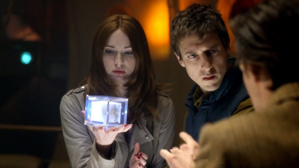 Karen Gillan, Arthur Darvill and Matt Smith in Doctor Who - The Doctor's Wife (BBC1, 2011).