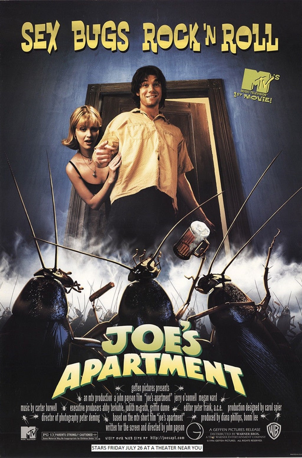 Joe's Apartment (Geffen/MTV, 1996) - listen to Al Kennedy and Tim Worthington talking about it in Looks Unfamiliar.