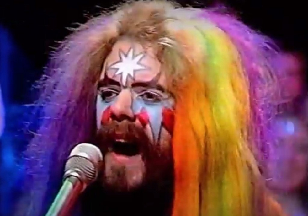 Wizzard performing See My Baby Jive on Top Of The Pops (BBC1, 1973).
