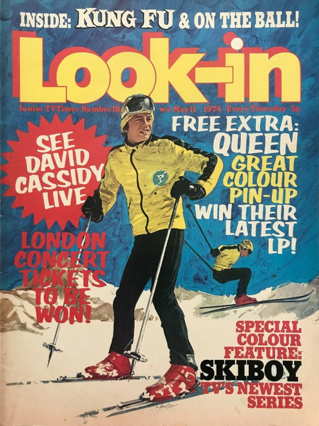 Look-In - Skiboy Cover (May 1974).
