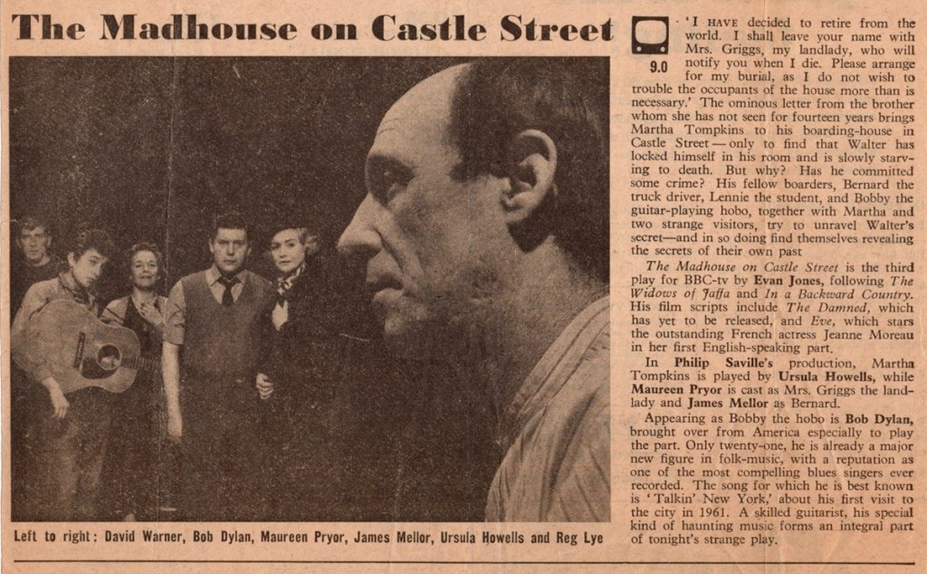 The Madhouse On Castle Street (BBC, 1963).