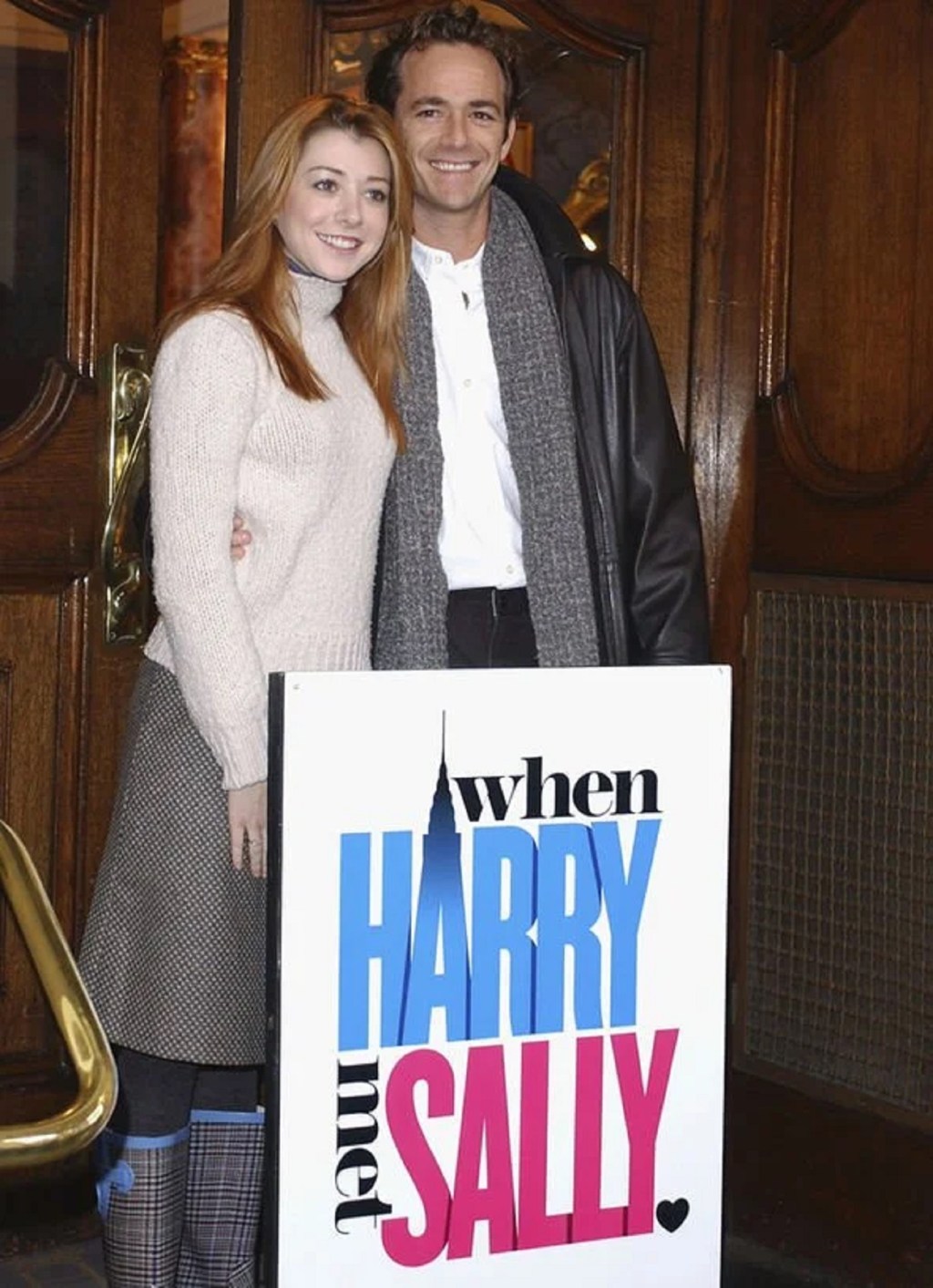 Alyson Hannigan and Luke Perry in When Harry Met Sally (2004) - listen to Emma Burnell and Tim Worthington talking about it in Looks Unfamiliar.