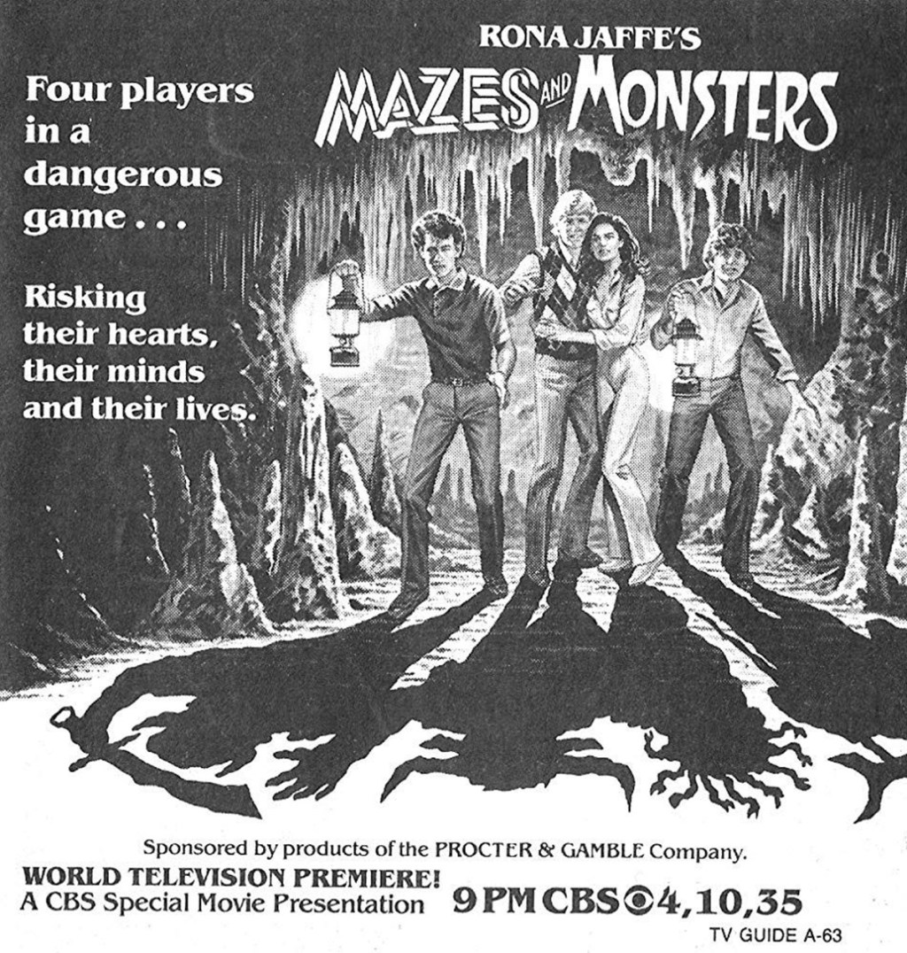 Mazes And Monsters (CBS, 1982) - listen to Joel Morris and Tim Worthington talking about it in Looks Unfamiliar.