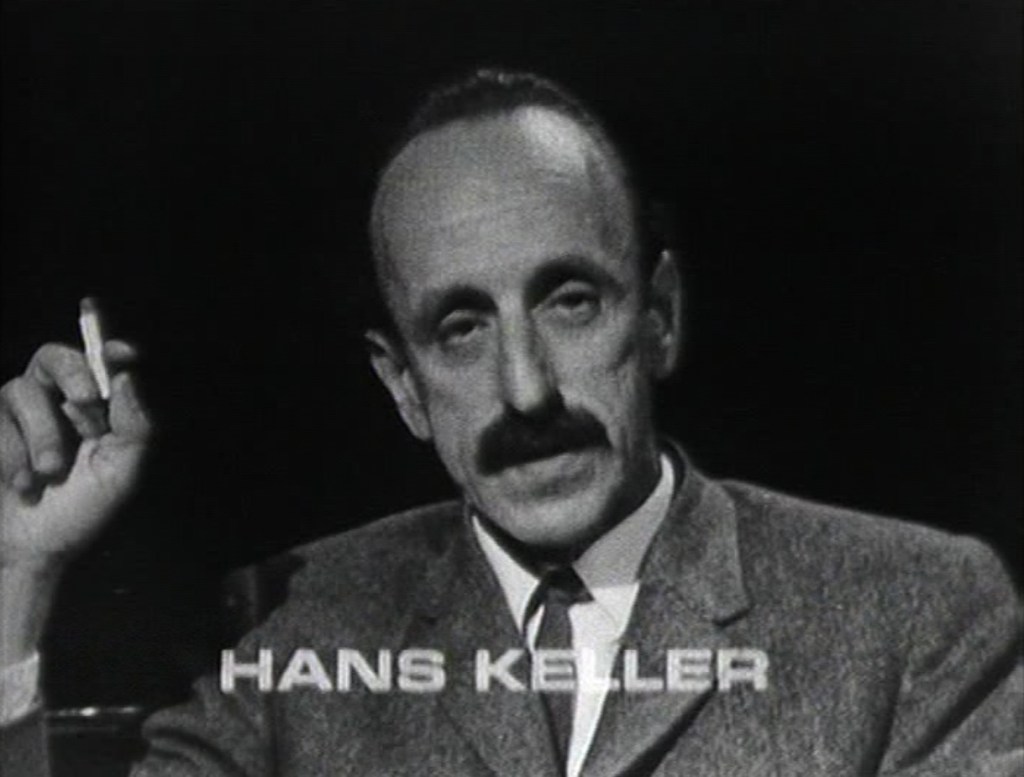 Hans Keller introducing Pink Floyd on The Look Of The Week (BBC1, 1967).