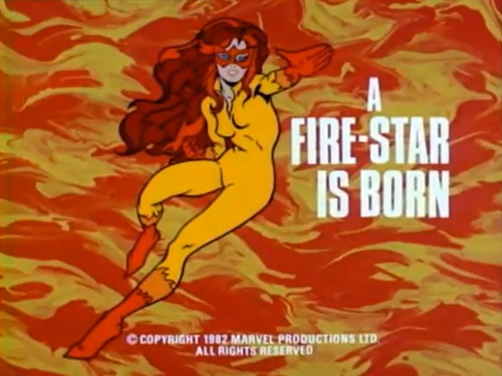 Firestar from Spider-Man And His Amazing Friends (NBC, 1981-83).