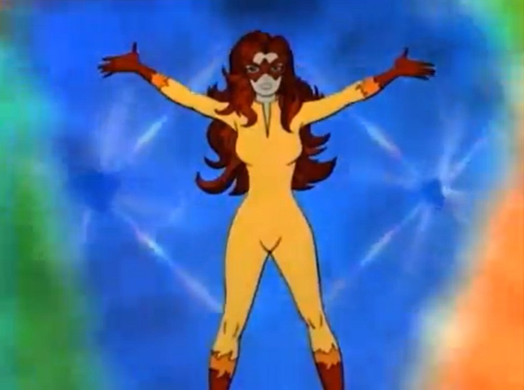 Firestar from Spider-Man And His Amazing Friends (NBC, 1981-83).