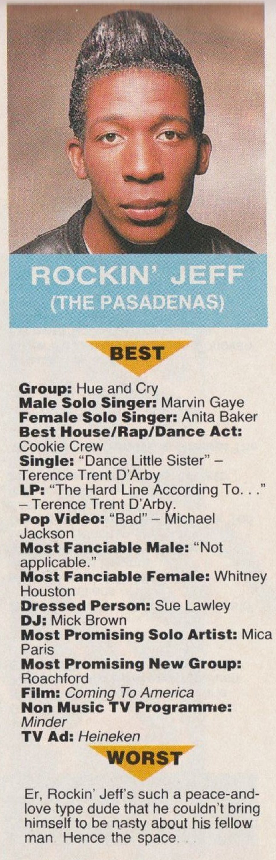 Rockin' Jeff from The Pasadenas.