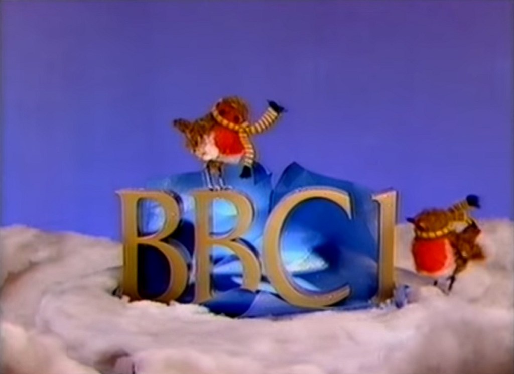 BBC1 Christmas Globe 1985.