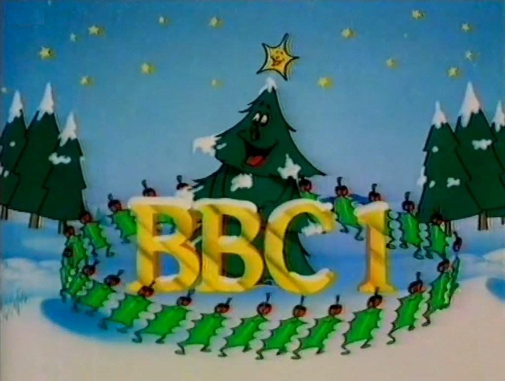 BBC1 Christmas continuity (1986).