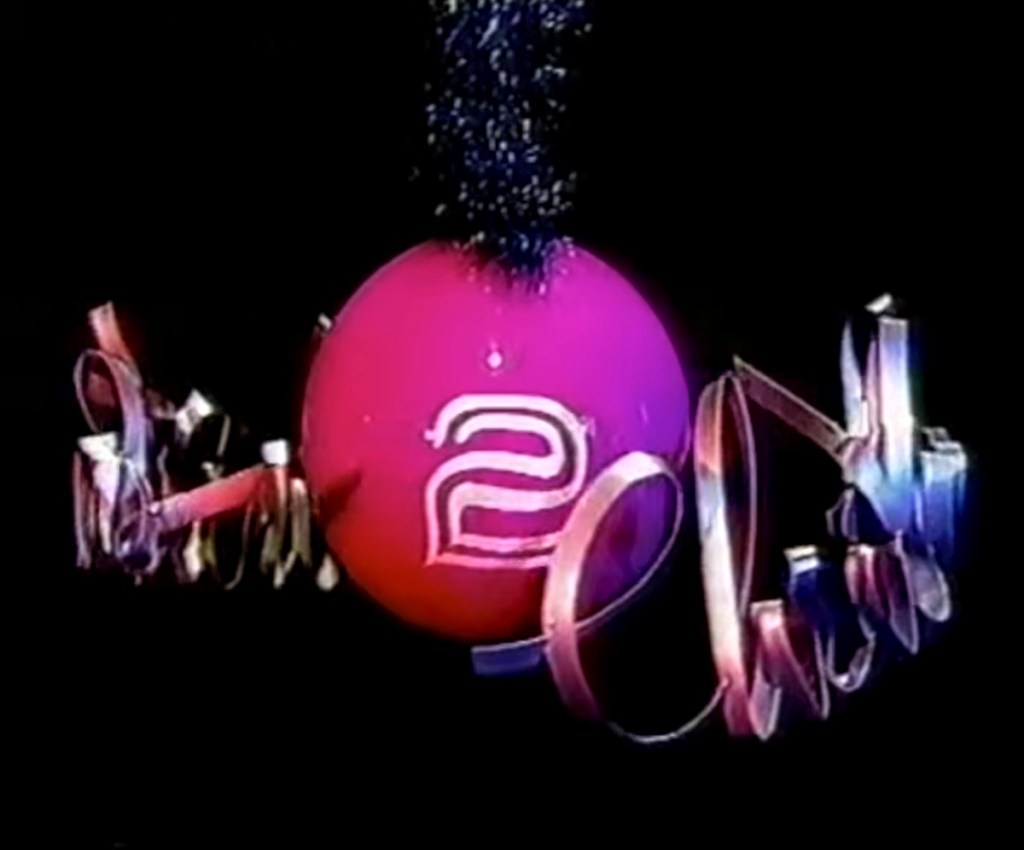BBC2 Christmas Globe 1984.