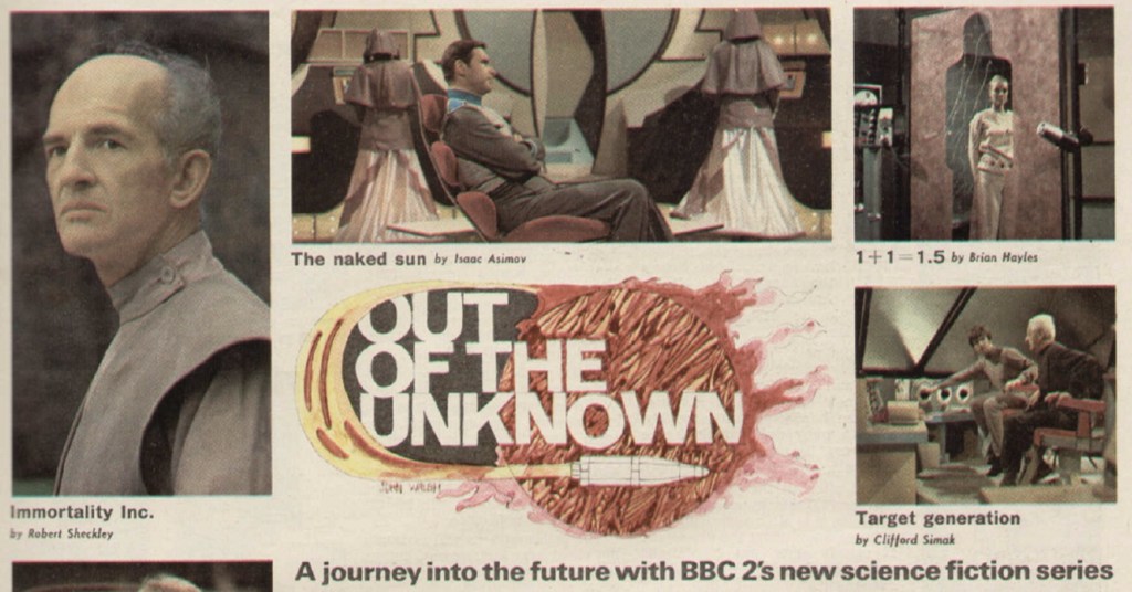 Radio Times promotion for Series Three of Out Of The Unknown (BBC2, 1969).