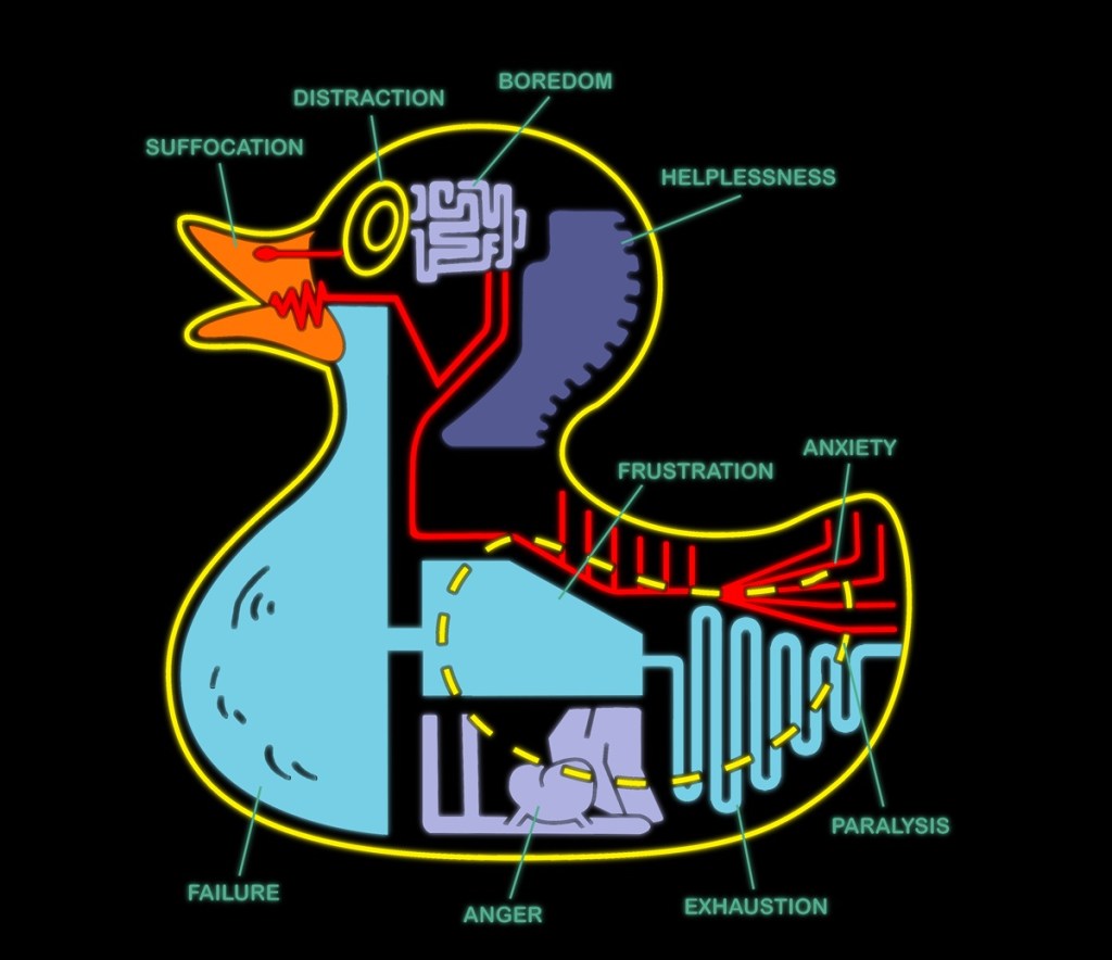 Original poster for We Apologise For The Inconvenience (An Infinitely Improbable Play About Douglas Adams) by Mark Griffiths.