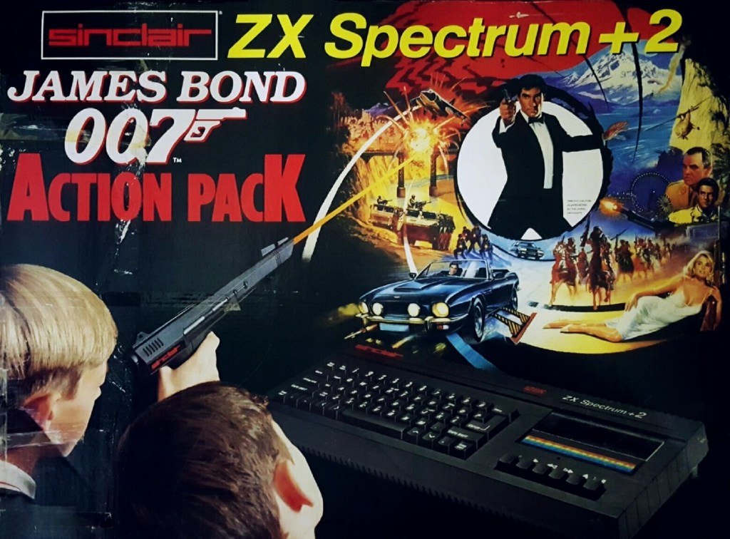 The ZX Spectrum + 2 James Bond Action Pack - listen to Carrie Dunn and Tim Worthington talking about it in Looks Unfamiliar.